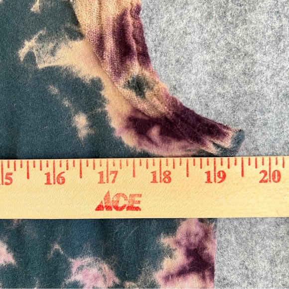 MIND SET by XCVI Dress Tie Dye Pockets Linen Artsy Lagenlook Beach Size Medium - Picture 8 of 9